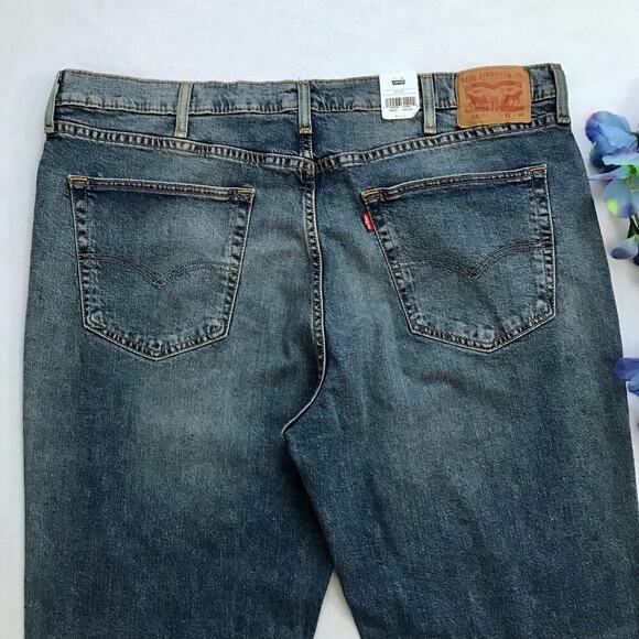 Levi's NWT 541 Medium Wash Athletic Taper Jeans Men 42 x 32 - Picture 6 of 9